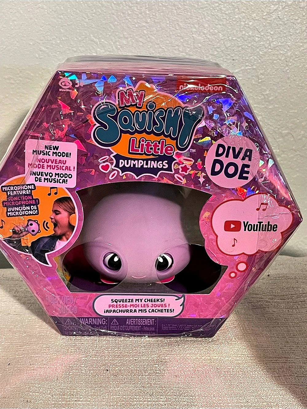 Nickelodeon My Squishy Little Dumplings Diva Doe Diva Doe Toy NWT